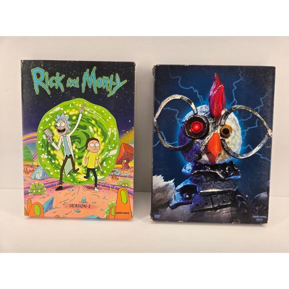 Cartoon Network Adult Swim DVD Season 1 Bundle | Rick and Morty | Robot Chicken - Picture 1 of 3